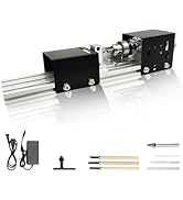 kilogorge 旋盤機 ミニ 木工旋盤 ミニグラインダー 研磨機 旋盤機 金属用 彫刻機 ミニポリッシャー 旋盤 両頭グラインダー 多机能小旋盤 高精度 耐久性 DIY手作りセット旋盤 研磨...