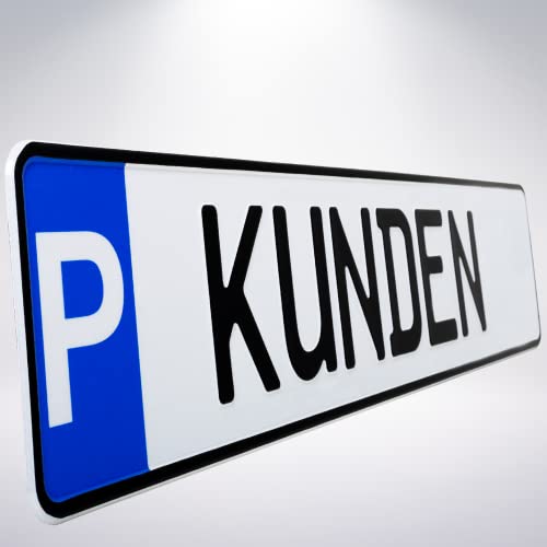L & P Car Design Parkplatz Kennzeichen 1 Stück P-Kennzeichen