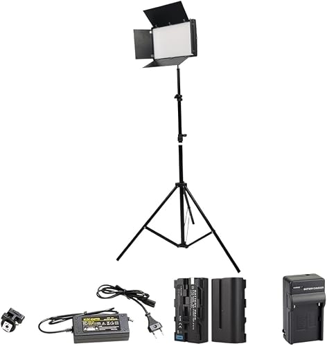 Rechargeable Video Led Light Kit – Pro LED 800 Photography (3200-6500K)