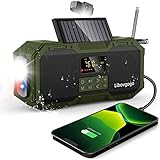 【3 Lademöglichkeiten】 Eingebauter wiederaufladbarer 4000-mAh-Lithium-Polymer-Akku, Ausgangsanschluss USB-A, LCD-Bildschirm verfügt über eine Anzeigefunktion für Akkustand. Dieses Notfall-Radio kann als Powerbank verwendet werden und kann Ihr Handy od. Tablet unterwegs aufladen. Im Vergleich zu herkömmlichen Trockenbatterien weisen Lithium-Polymer-Batterien eine höhere Sicherheit und Umweltfreundlichkeit auf. Im Fall eines Stromausfalls in freier Natur kann man mit Solarenergie oder dem Handkurbel Handy aufladen. Ihr Handy wird immer mit Strom versorgt, damit können Sie Ihre Familie und Rettungsdienst kontaktieren.