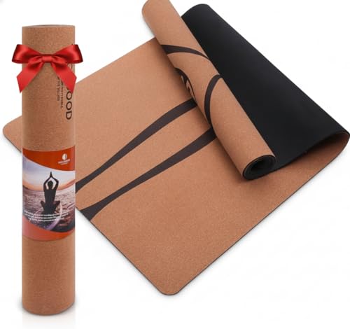 YOGA DOOD Cork Yoga Mat