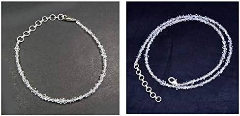 Bundle of Herkimer Diamond Beaded Necklace & Bracelet.