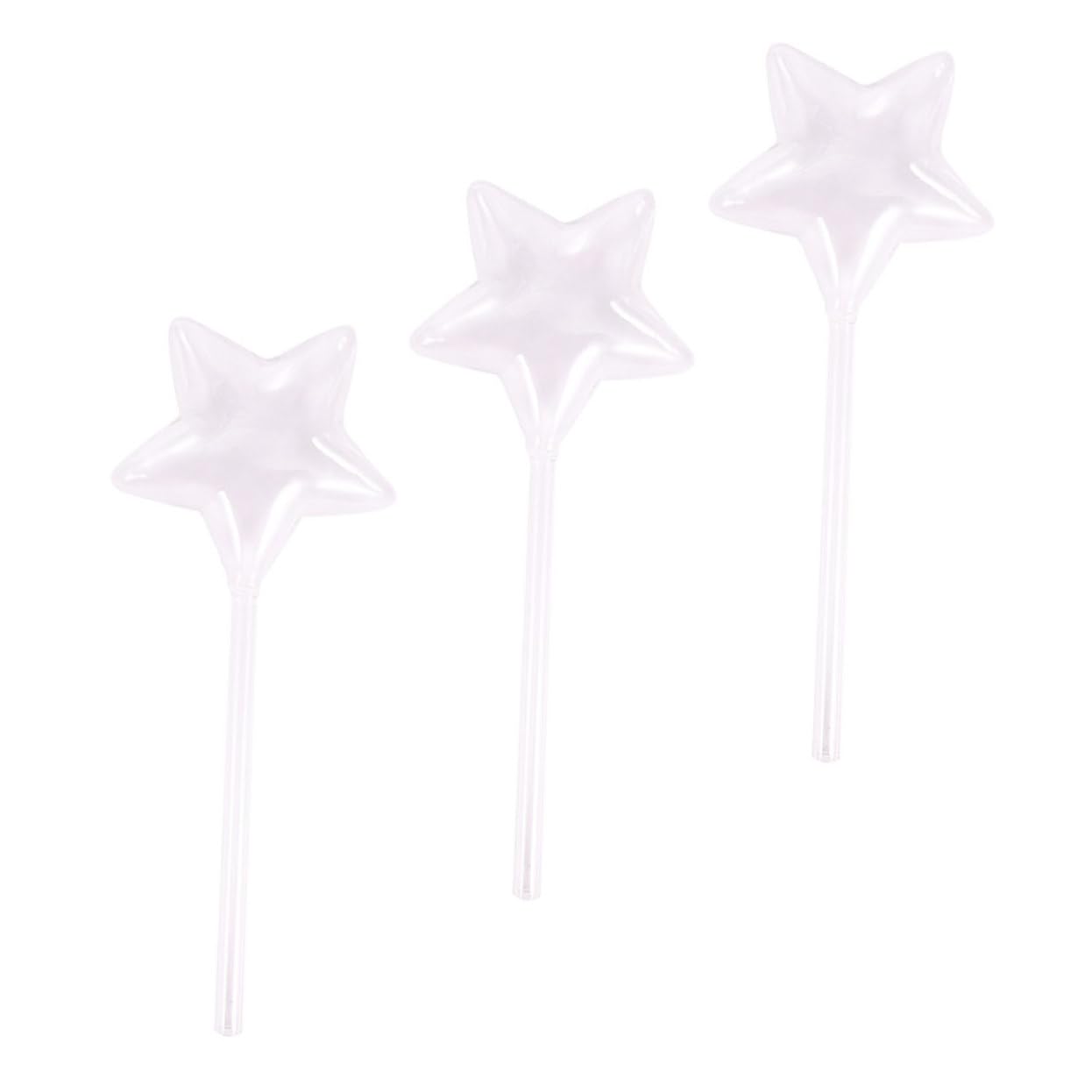 BESPORTBLE 3pcs Watering Spikes Self Watering Spikes Glass Watering System for Indoor Plants Automatic Transparent