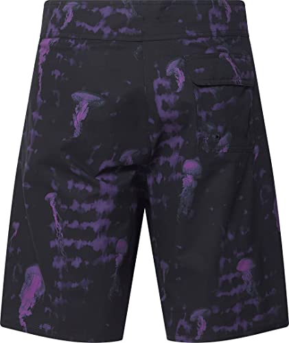 Oakley Mens Jellyfish 20" Boardshort Board Shorts, Black Jellyfish, 34 US2
