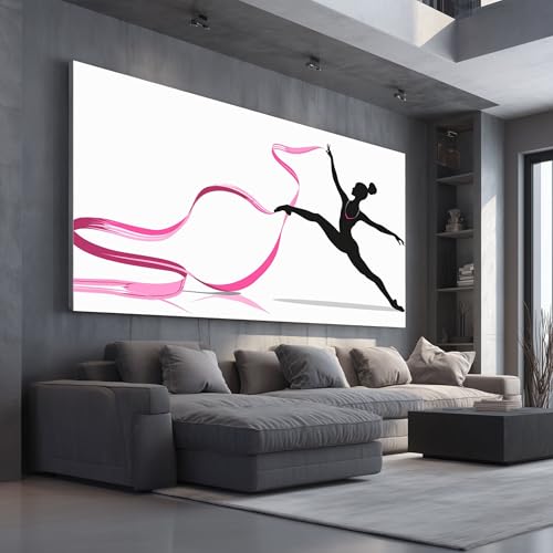 Poster moderne élégant danseuse salon grand tableau mural XXL