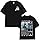Genérico Camiseta con Estampado gráfico del Rapero Myke Towers para Hombre y Mujer, Estilo Hip Hop, de Gran tamaño y Cuello Corto cómodo (Am)