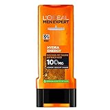 L'Oréal Paris Men Expert Hydra Energy Taurin Duschgel | Minz-Extrakt belebt & regeneriert die Haut (Gesicht, Körper & Haare) sanft | ohne auszutrocknen (1x 400ml)