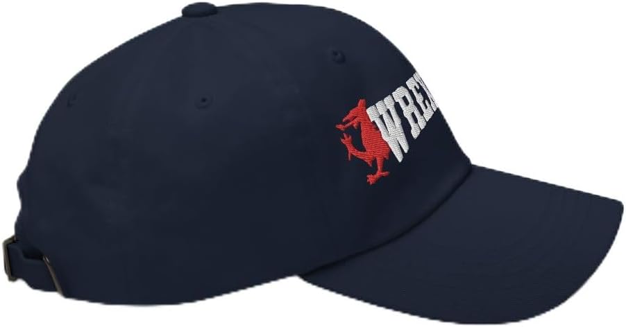 Wrexham AFC Dragon Minimalist Embroidered Vintage Dad Hat Soccer Football Cap