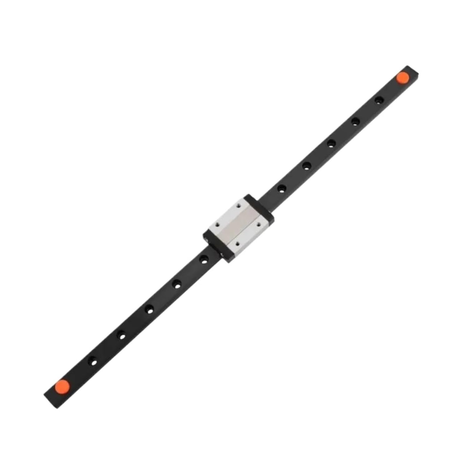 MGN12 12mm Linear Sliding Guide Rail Full Black L 50 100 300 500 1200mm + MGN12H or MGN12C Block for DIY 3D Printer(MGN12H,415mm)