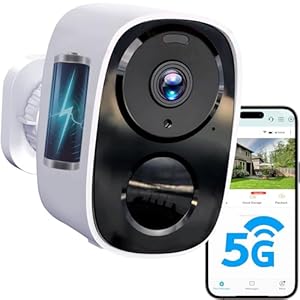2025 Upgraded 2K Security Cameras Wireless Outdoor, Free Cloud Storage, 1-5 Months Battery Life, AI Motion Detection Spotlight Siren Alarm WiFi Surveillance Outdoor Camera, 2-Way Talk, Waterproof