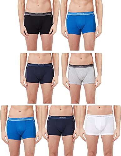 Image of Fruit of the Loom Plain /Solid Better Basics Cotton Men's Trunk (#MTR05-Assorted) Color May Vary