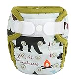 Newborn Diaper Cover with Snap and Loop - PUL Material - 1 Count