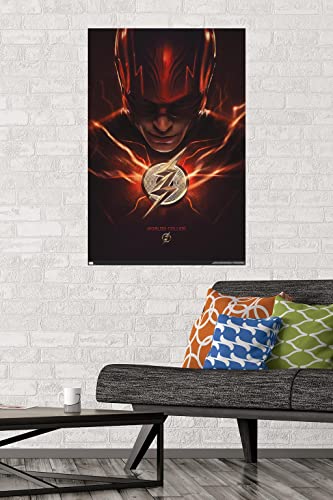 DC Comics Movie The Flash - The Flash One Sheet Wall Poster, 34L" x 22.4W", Unframed Version