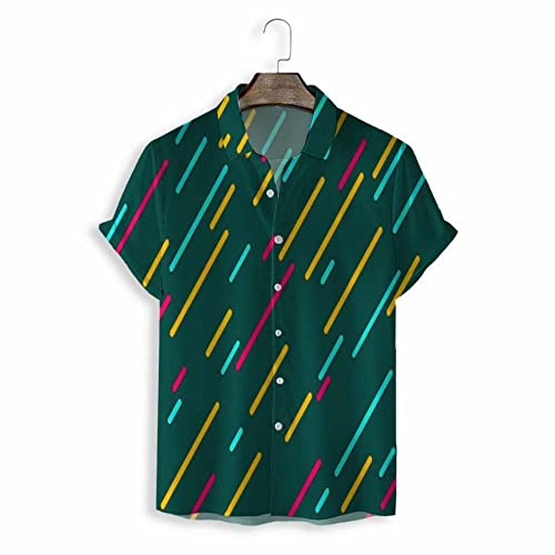 Chemise hawaïenne verte pour homme pour revivre l'esprit de liberté des vacances