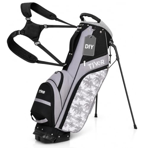 Customizable Golf Stand Bag Black