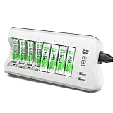 EBL 8 Battery Charger Kit