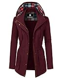 TL Women's Anorak Utility Parka Jacket, Long Military Cargo Parka, Regular & Plus Size N52JS_...