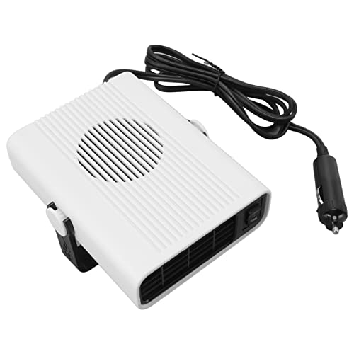 GLOGLOW Aquecedor portátil de carro, descongelador de para-brisa de carro aquecimento rápido ABS pur