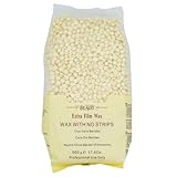 L'etoile 詰替えお得 ブラジリアンワックス 500g 粒ワックス ハードワックス 鼻毛脱毛 全身脱毛ワックスビーンズ (クリーム)