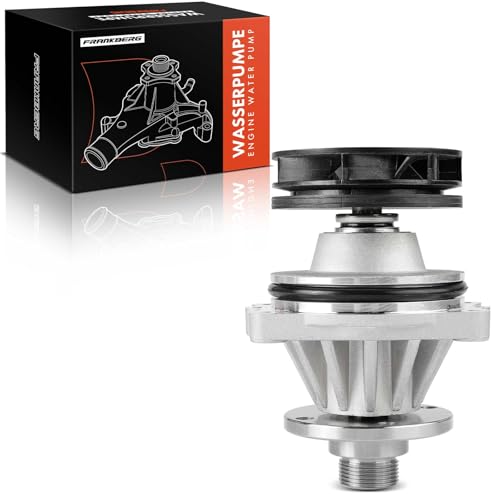 Frankberg Wasserpumpe + Dichtung Kompatibel mit 3er E46 2.0L-3.0L 1998-2005 5er E60 2.2L-3.0L 2001-2010 7er E65 E66 E67 3.0L 2003-2008 Replace# 11517527910