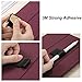 Fintie 4 Pack Pen Loop Holder for Apple Pencil Pro, Apple Pencil (USB-C / 1st / 2nd Generation) and Stylus Pens, Elastic Adhesive Leather Sleeve Attached to Cases, Black