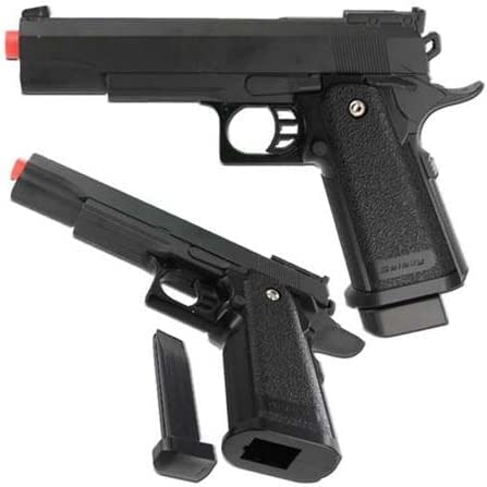 G6 Heavy Metal Airsoft Gun Pistol Black with BB8217;s