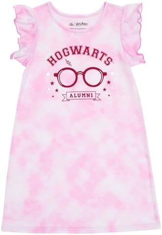 Harry Potter Girls Nightgown Pajamas Little Kid to Big Kid Sizes (6-14-16)