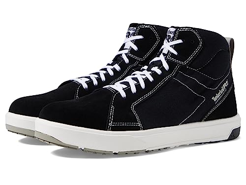 Image of Timberland PRO Berkley Hi Composite Safety Toe Black /White Men's 5, Women's 6.5 Wide
