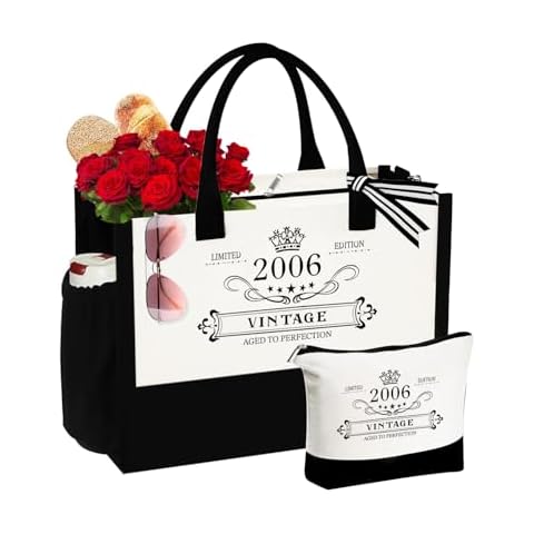 Vivajoy 18th Birthday Tote and Makeup Bag Cover