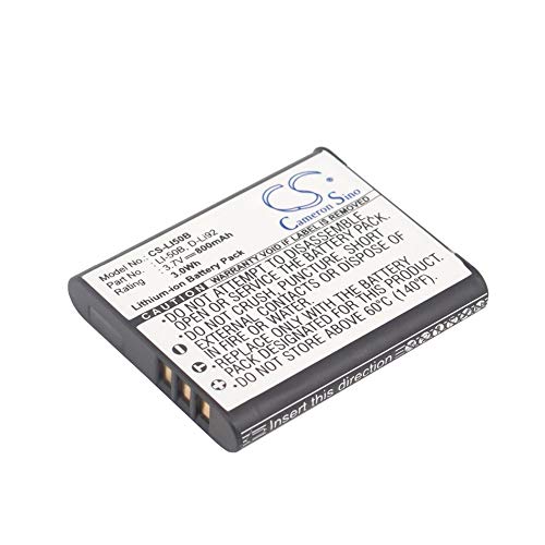 Capacità: 800mAh, Frequenza: 2.96Wh, Tensione