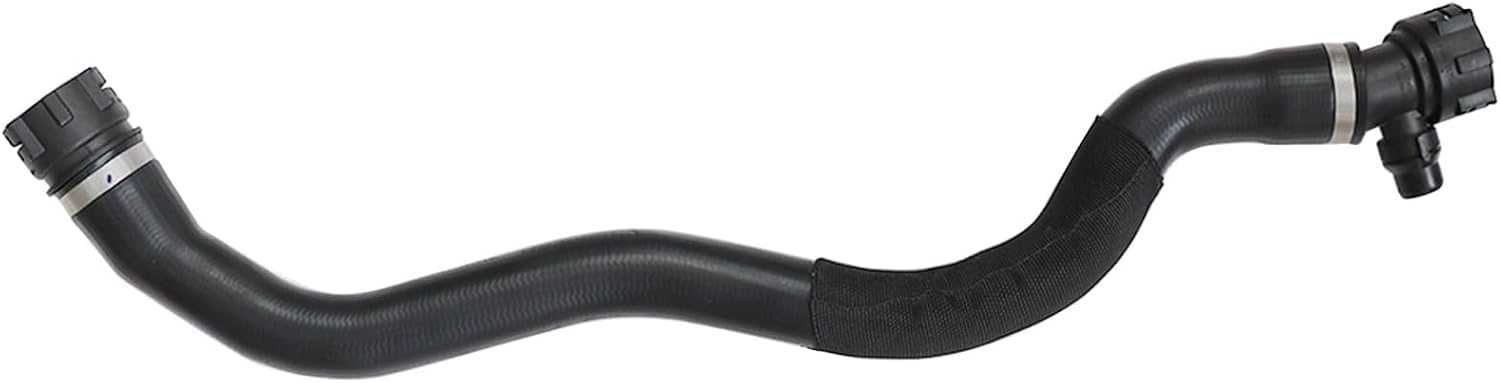 FZJDSD 1PC Black Upper Radiator Hose 17128602871 Compatible with BMW 540i 2017-2018 640i 2018 740i 2016-2019 Rubber Automotive Replacement Radiator Hoses