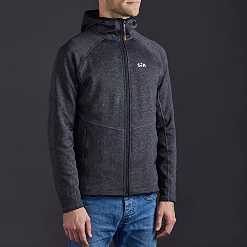 Gill Mens Dart Hoodie - Warm Thermal & Breathable Steel Grey #TOP2