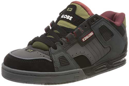 Image of Globe Sabre Skateboard Shoes, Charcoal Black Iron, 6