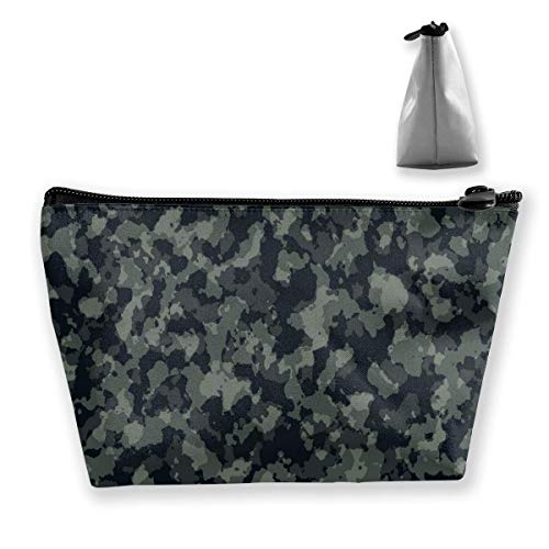 Preisvergleich Produktbild Camouflage Disguise Spots Forest Trapezförmige Kosmetiktaschen Organizer Tragbare Beuteltasche Wasserdicht für Frauen, die Reisen tragen