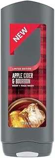 Men’s Refreshing Body Wash Apple Cider Bourbon Blend, Hydrating Cleanser for Daily Use, 18 oz Each (Pack of 1)