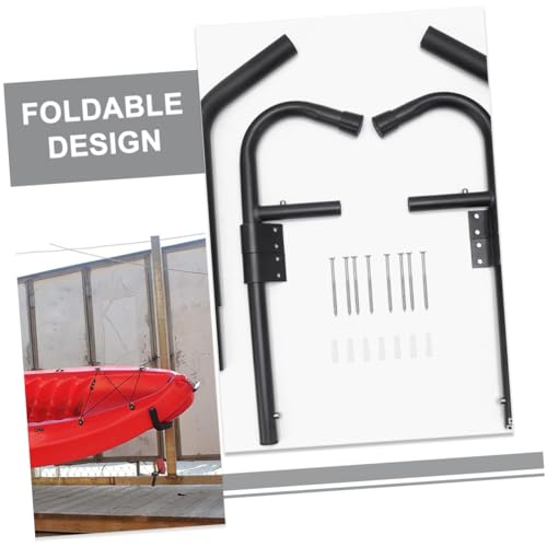 Soporte de kayak para pared Milisten con rack de fácil instalación para surf y canoas 2