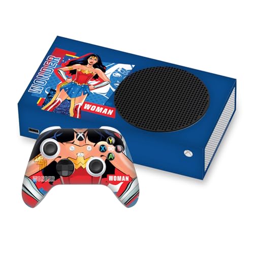 Xbox Series S Autocollant Vinyle Wonder Woman Décoration Setup Gaming Salon DC