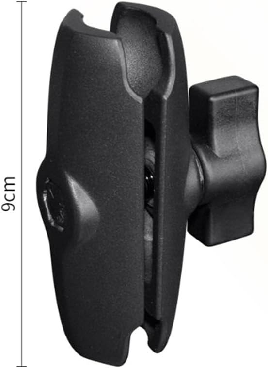 Strg 1" Ball Mounts Universal Double Ball Mount with Two Round Plates with 3.5" Long B Size Double Socket Arm for Drill-Down Mounting