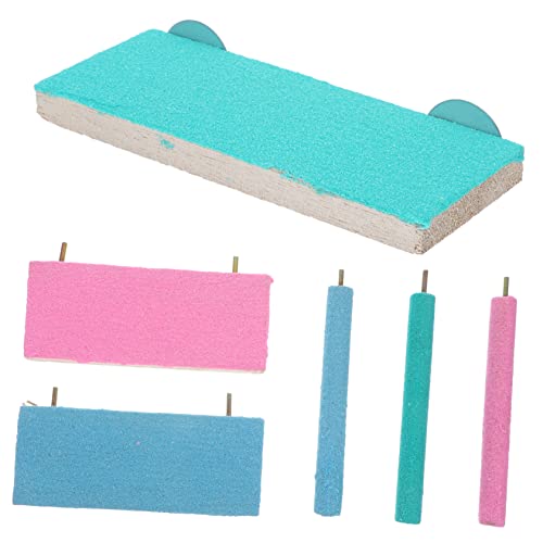 ifundom 1 Set Bird Chew for Parrots Durable Chewing Perch Stand Rods Fun Playground Accessories for Parakeets Chew Resistant Birdcage Present for Bird Lovers