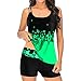 Sport Weste Bauchweg High Waist Bikinihose Damen Bikini Set Bustier Zweiteiliger Rückenfrei Bandeau Sexy V Ausschnitt Bikinioberteil Swimsuit Badeanzug Bademode für Frauen