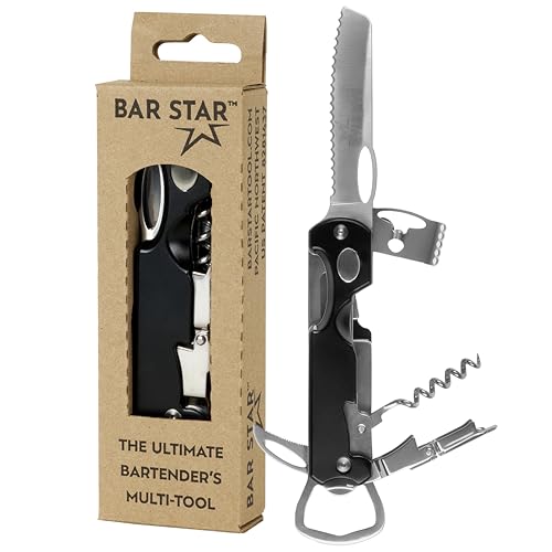 A sleek folding multi-tool that replaces your entire bar drawer — corkscrew, zester, citrus knife, and bottle opener in one magnetic pocket kit.