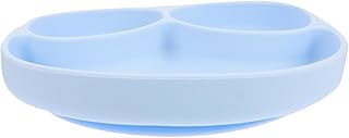 ULDIGI Garfo Colher Conjunto De Prato De Jantar Pratos De Silicone Para Crianças Divididos Prato Para Crianças Pratos De Sucção Para Cadeira Prato De Jantar Dividido Pratos Para