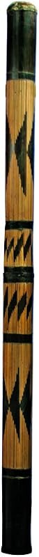 Didgeridoo Bamboo geschnitzt 47" de largo (solo Didgeridoo)