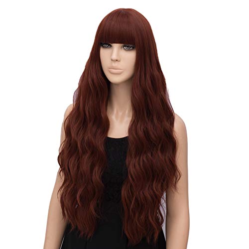 Parrucca Ondulata Lunga Castano Ramato, FiveFour