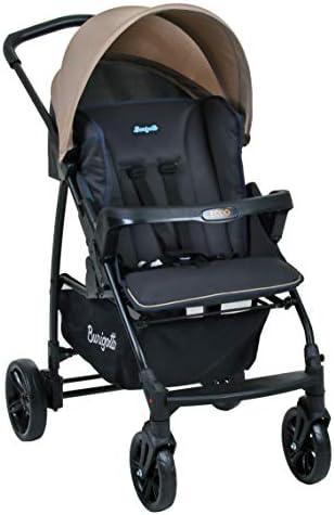 Burigotto Carrinho de Bebê Ecco, Até 15 kg, Bege