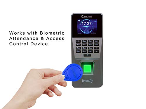 Image of Team Office 125 kHz Proximity RFID Keyfobs - Contactless RFID Keychain Tags for Time Attendance & Access Control (Pk of 10)