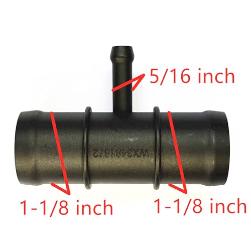 WX3481872,1-1/8" x 1-1/8" x 5/16",Radiator Coolant Hose 3 Way,Pipe Line Tee by RideSerenity - Used condition - Image 2