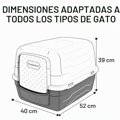 Miniatura 2 de Aimé - Caseta Para Inodoro Para Gato 1,36 Kg