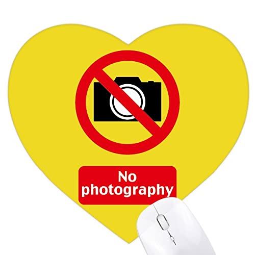 ロゴなし写真撮影 ハート型マウスパッドゴムパッド