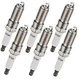 BDFHYK Set of 6 Iridium Spark Plug Compatible with Lincoln MKZ MKS MKT MKX,Compatible with Mercury Sable, Edge Fusion Taurus Taurus X Flex,3.5L 3.7L V6,Engine Replacement for 5019 LTR5GP